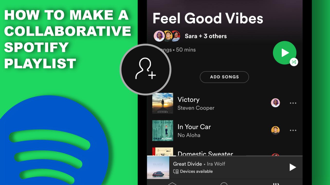 Create a collaborative Spotify playlist