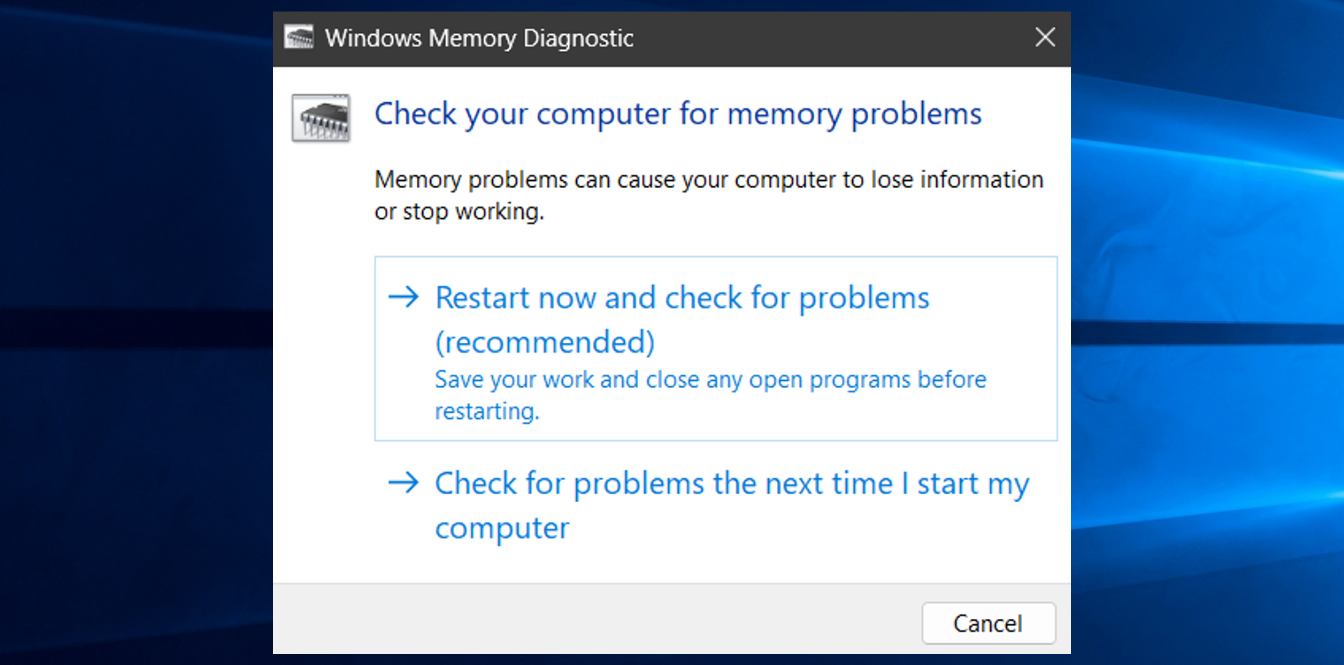 Memory Diagnostic Tool
