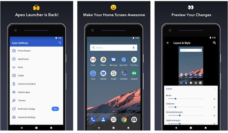apex android launcher