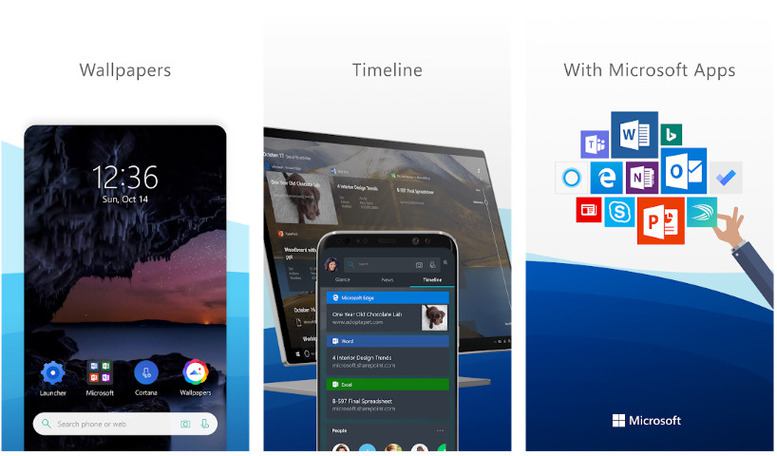 Microsoft launcher for android
