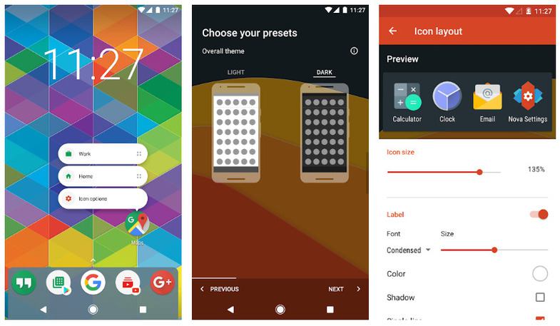Nova launcher for android
